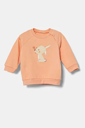 Benetton Dětská mikina barva, s aplikací, 36MJA105G