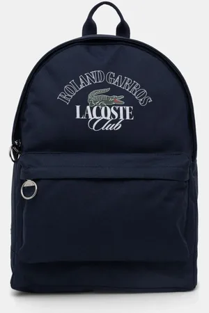Lacoste Batoh tmavomodrá barva, velký, s potiskem, NH4628RG