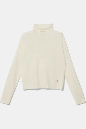 Benetton Dětský svetr s příměsí vlny barva, lehký, 106WC200G
