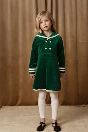 Mini Rodini Dětské bavlněné šaty Sailor barva, mini, 2515010975