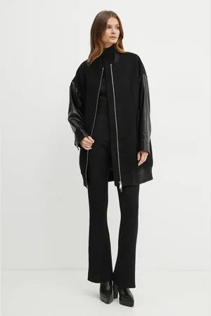 Michael Kors Vlněná bomber bunda barva, přechodná, oversize, MF420FPBQA