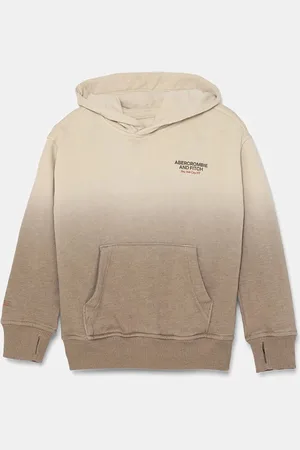 Abercrombie & Fitch Dětská mikina barva, s kapucí, vzorovaná, KI222-4127