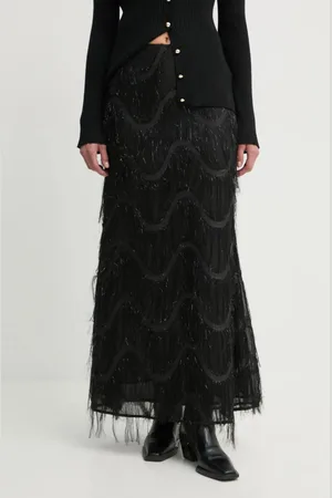 Bruuns Bazaar Sukně barva, maxi, áčková, BBW4196