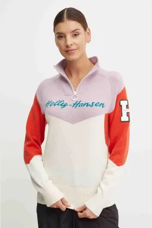 Helly Hansen Svetr Apres dámský, barva, hřejivý, s golfem, 66029