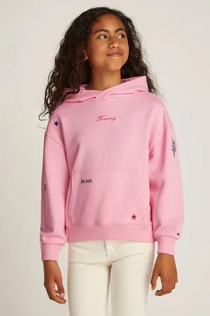 Tommy Hilfiger Dětská bavlněná mikina barva, s kapucí, s aplikací, KG0KG08327