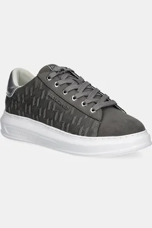 Karl Lagerfeld Nubukové tenisky KAPRI MENS barva, KL52547K