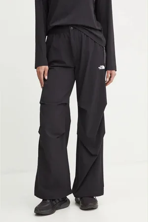 The North Face Kalhoty Woven dámské, barva, jednoduché, high waist, NF0A89H1JK31