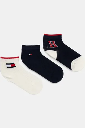 Tommy Hilfiger Kojenecké ponožky 3-pack tmavomodrá barva, 701229881