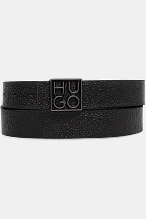 HUGO BOSS Kožený pásek pánský, barva, 50529643