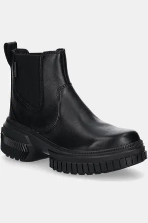 sorel Kožené kotníkové boty ONA AVE CHELSEA BOOT WP dámské, barva, na platformě, 2102161010