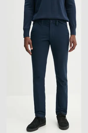 Timberland Kalhoty pánské, tmavomodrá barva, ve střihu chinos, TB0A6V324331
