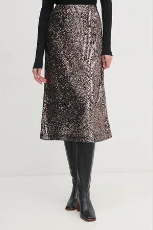 Oui Sukně barva, midi, 89843