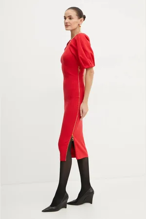 Elisabetta Franchi Šaty barva, midi, AM22M47E2