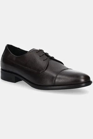 HUGO BOSS Kožené polobotky Colby pánské, barva, 50529089