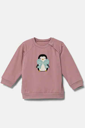 Benetton Kojenecká mikina barva, s aplikací, 36MJA105G