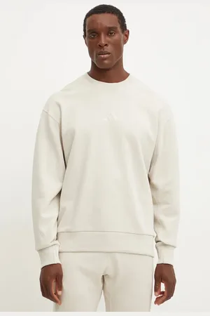 adidas Bavlněná mikina All SZN pánská, barva, hladká, IY6550