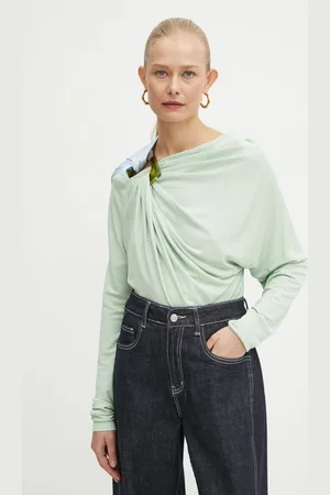 Victoria Beckham Halenka dámská, barva, vzorovaná, 1125WTP006017A