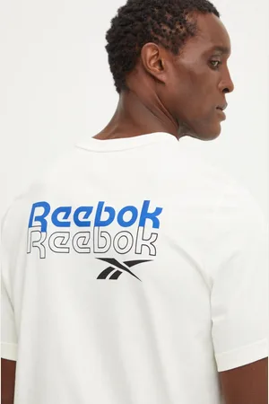Reebok Bavlněné tričko barva, s potiskem, 100208575
