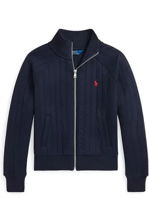 Ralph Lauren Dětská mikina tmavomodrá barva, hladká, 313952089001