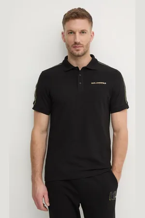Karl Lagerfeld Polo tričko barva, s aplikací, 745461.551235