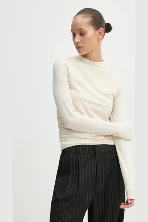 Abercrombie & Fitch Tričko s dlouhým rukávem dámské, barva, KI139-4795