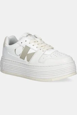 Calvin Klein Sneakers boty BOLD FLATF LOW LACEUP MIX NBS barva, YW0YW01641