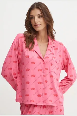 Juicy Couture Pyžamová košile ESTELLE PYJAMA TOP dámská, barva, JCLPT224503