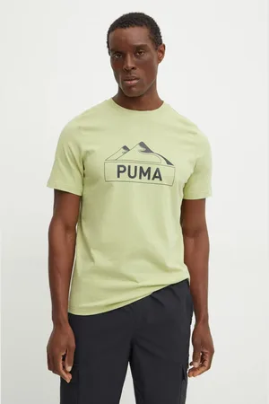 PUMA Bavlněné tričko barva, s potiskem, 681994