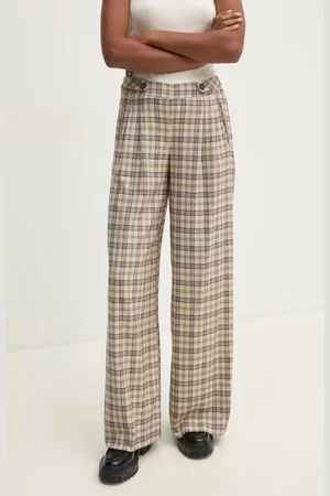 Hoss Intropia Kalhoty dámské, barva, jednoduché, high waist, 6548635