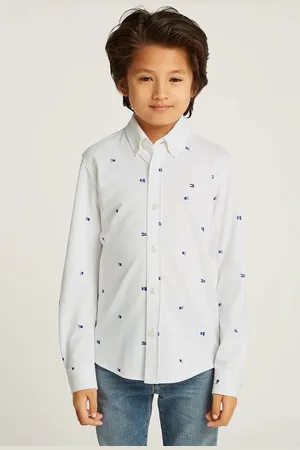 Tommy Hilfiger Dětská bavlněná košile barva, KB0KB09594
