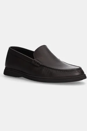 HUGO BOSS Kožené mokasíny Sienne pánské, barva, 50536173