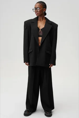 UNDRESS CODE Vlněné kalhoty Liberté Pants barva, široké, high waist, 763