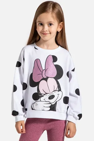 COCCODRILLO Dětská mikina barva, s potiskem, LICENCE GIRL DISNEY