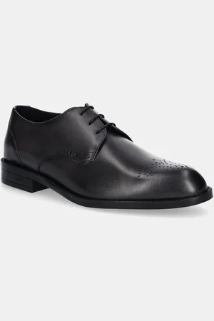 HUGO BOSS Kožené polobotky Tayil pánské, barva, 50529099