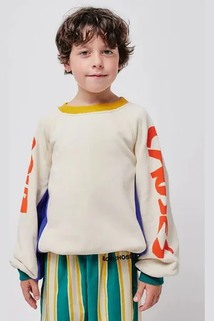 Bobo Choses Dětská bavlněná mikina barva, s potiskem, 224TC004
