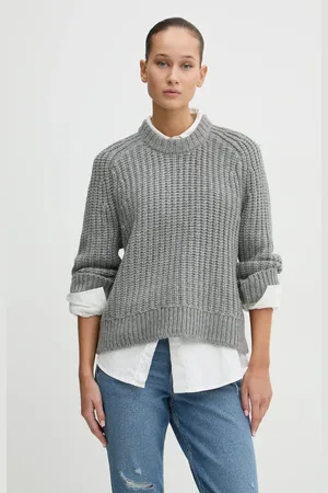 Abercrombie & Fitch Vlněný svetr dámský, barva, hřejivý, KI150-4372