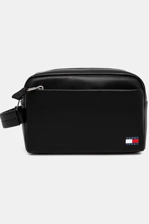 Tommy Hilfiger Kosmetická taška tmavomodrá barva, AM0AM12963