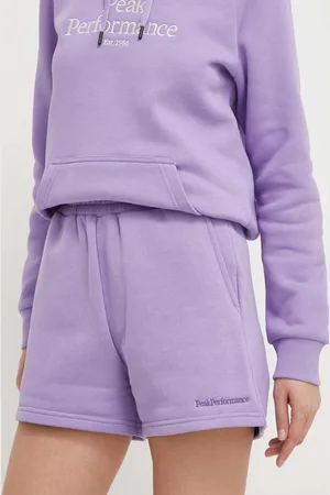 Peak Performance Kraťasy dámské, barva, hladké, high waist