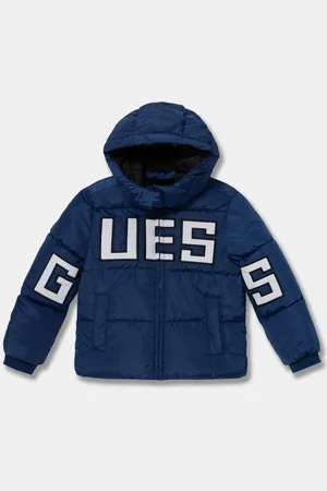 Guess Dětská bunda tmavomodrá barva, N4BL04 WB240