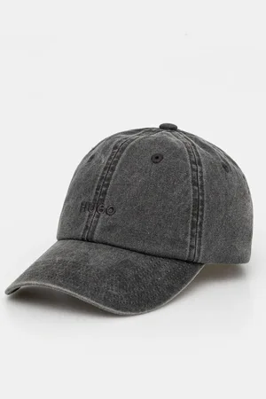 HUGO BOSS Bavlněná baseballová čepice barva, hladká, 50533423