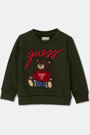Guess Dětská bavlněná mikina barva, s aplikací, H4BT02 KAX73