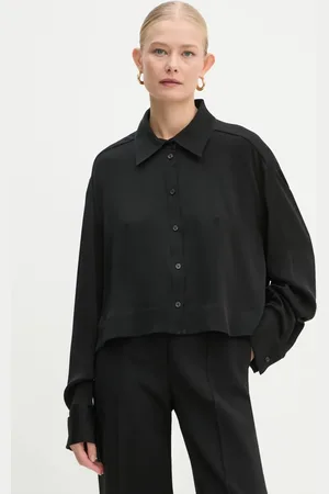 Michael Kors Košile dámská, barva, relaxed, s klasickým límcem, MF440P5F06