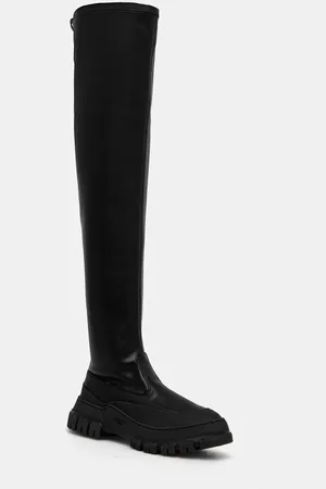 Max Mara Kozačky BALLATA dámské, barva, na plochém podpatku, 2425796075600