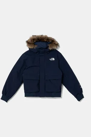 The North Face Dětská péřová bunda MCMURDO HOODED JACKET tmavomodrá barva, NF0A88V38K21
