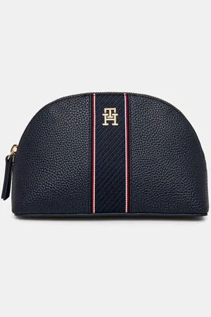 Tommy Hilfiger Kosmetická taška tmavomodrá barva, AW0AW16926