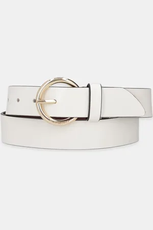 Michael Kors Kožený pásek dámský, černá barva, 559049
