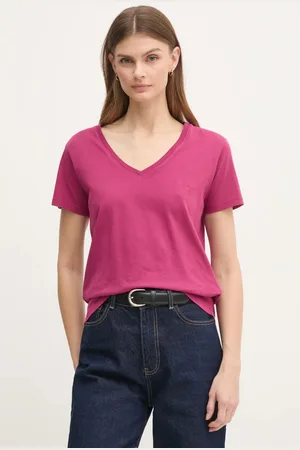 Pepe Jeans Bavlněné tričko LOLLY V-NECK barva, PL505999
