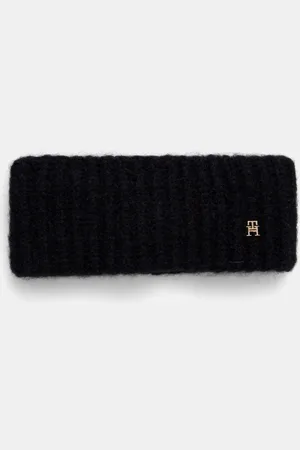 Tommy Hilfiger Čelenka s příměsí vlny tmavomodrá barva, AW0AW16845