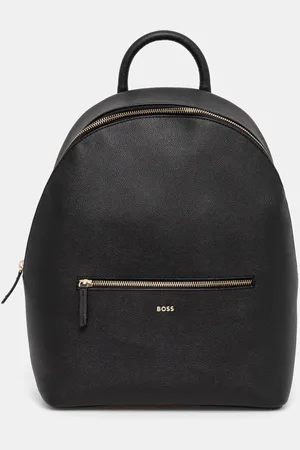 HUGO BOSS Kožený batoh dámský, barva, velký, hladký, 50528999
