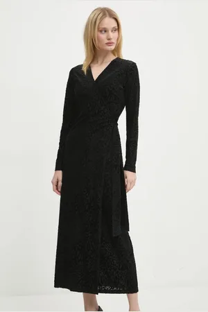 Never Fully Dressed Šaty Willow Wrap Dress barva, maxi, NFDDR1685